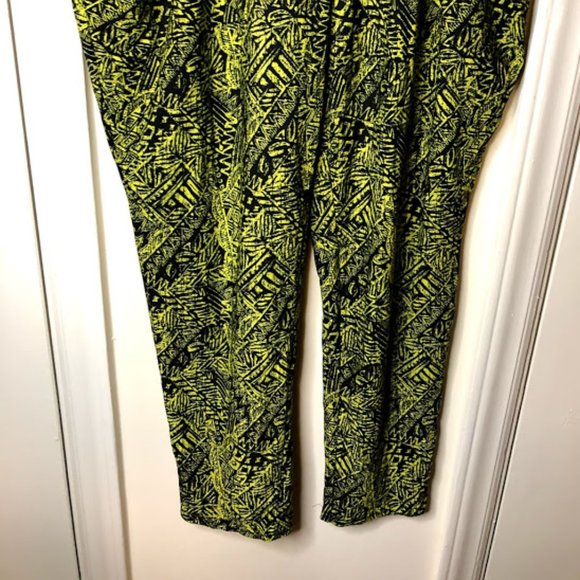 Tribal Print Harem Pants 1X - Picture 2 of 2
